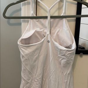 White Lululemon Tank